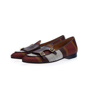 TANGERINE 7 TETRIS BROWN BELGIAN LOAFERS
